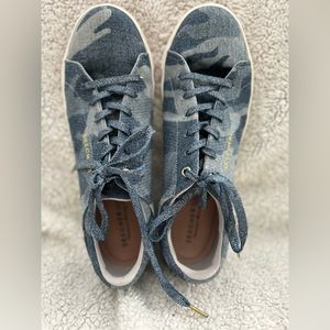 Denim Skechers Camo tennis street shoes 10